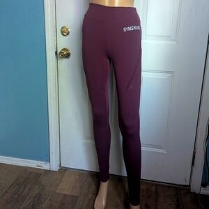 Gymshark Purple Leggings High-Waisted Seamless Design
